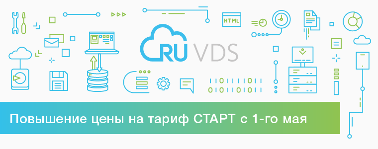 Повышение цены на тариф СТАРТ